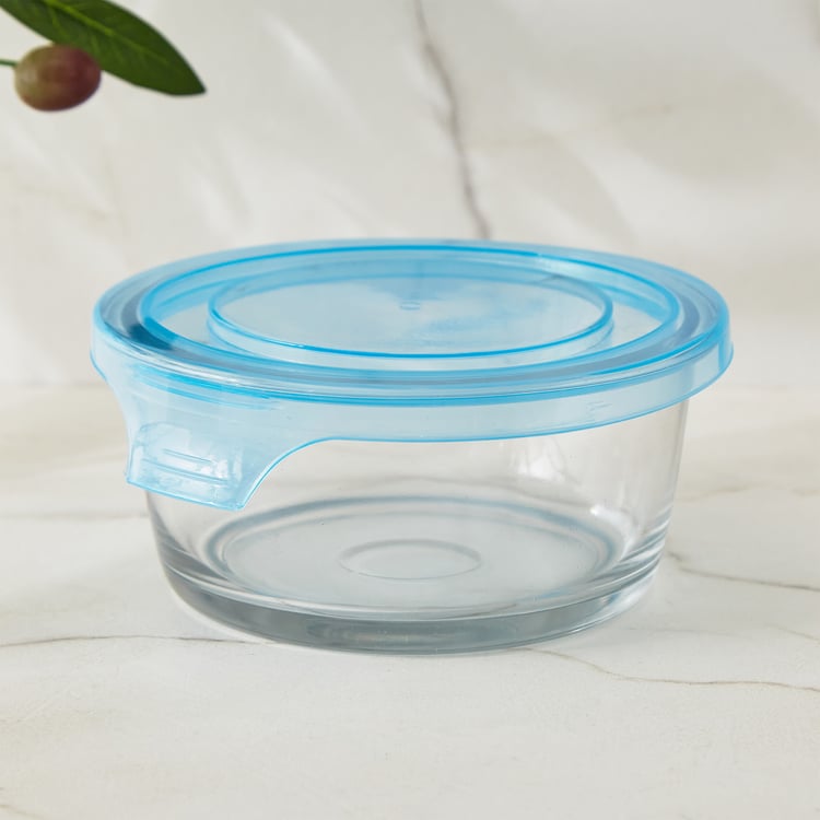 Tuscany Zinnia Set of 3 Glass Storage Containers