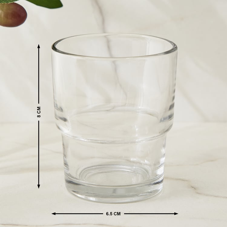 Tuscany Zinnia Set of 6 Juice Glass with Tray - 150ml