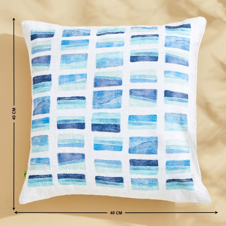Celebrations Brick Printed Cushion Cover - 40x40cm
