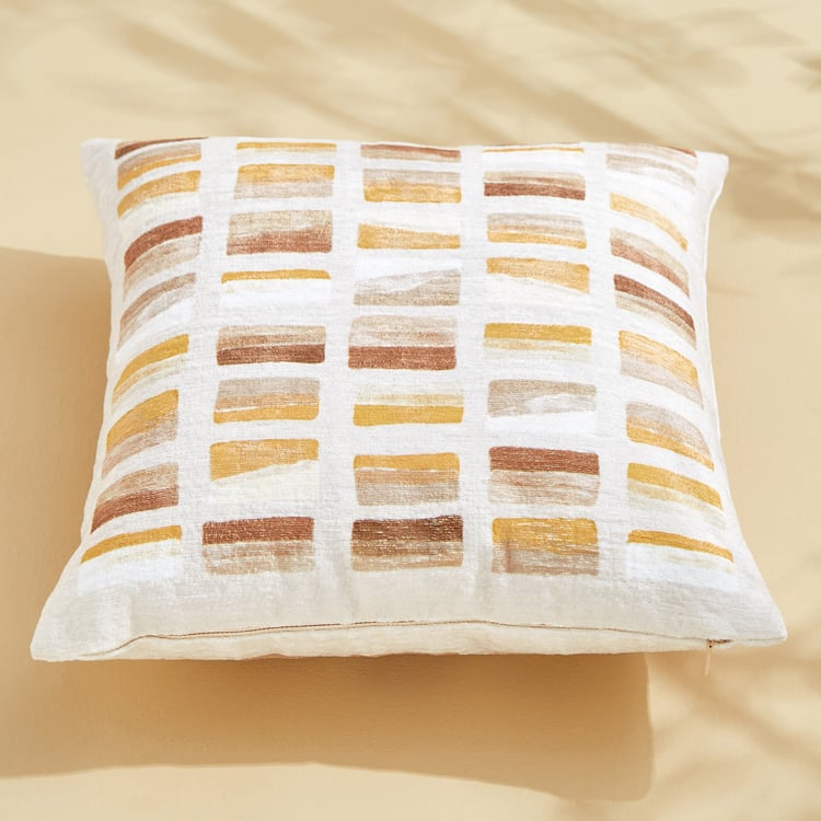 Celebrations Brick Printed Cushion Cover - 40x40cm