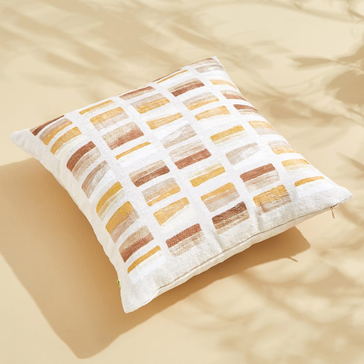 Celebrations Brick Printed Cushion Cover - 40x40cm