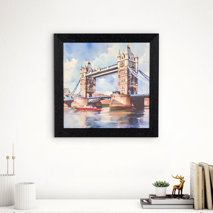 Aura Pride Wooden Tower Bridge Picture Frame - 32x32cm