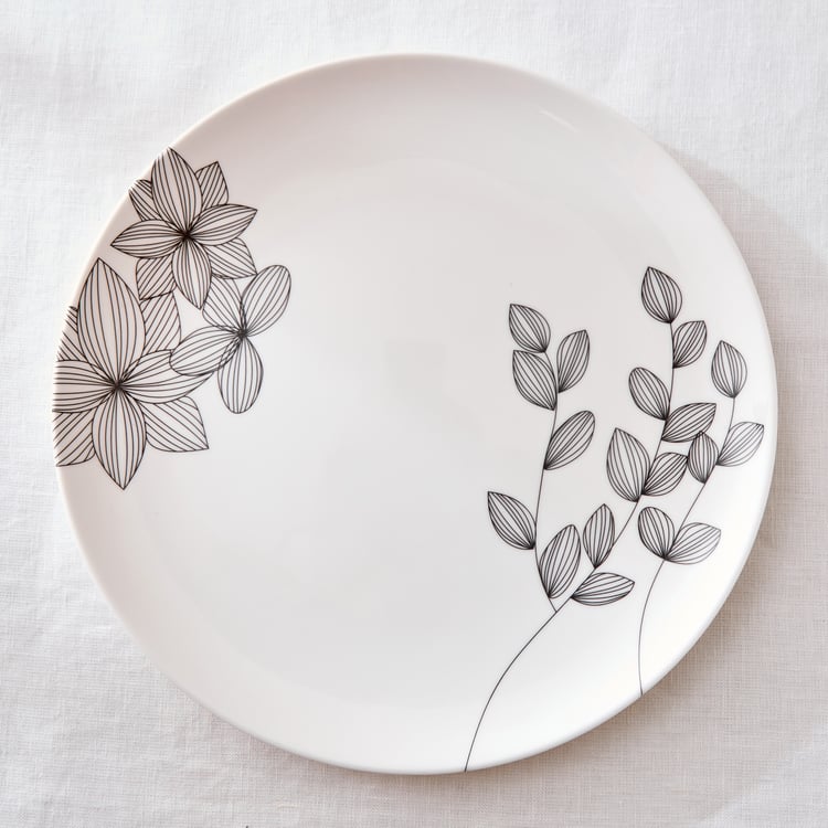 Midnight Melody Melamine Printed Dinner Plate - 27cm