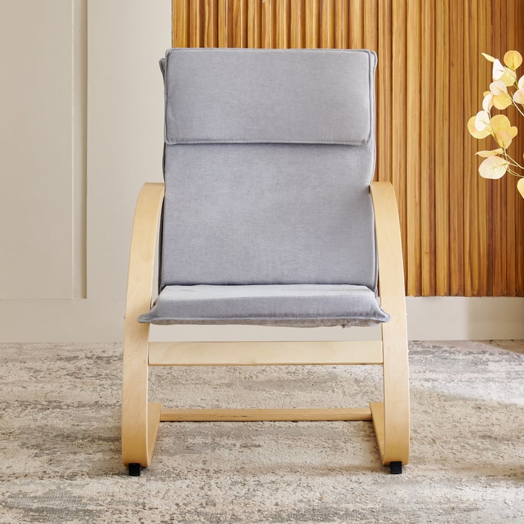Paulo Fabric Accent Chair - Grey