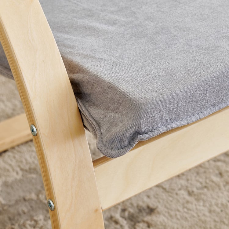 Paulo Fabric Accent Chair - Grey