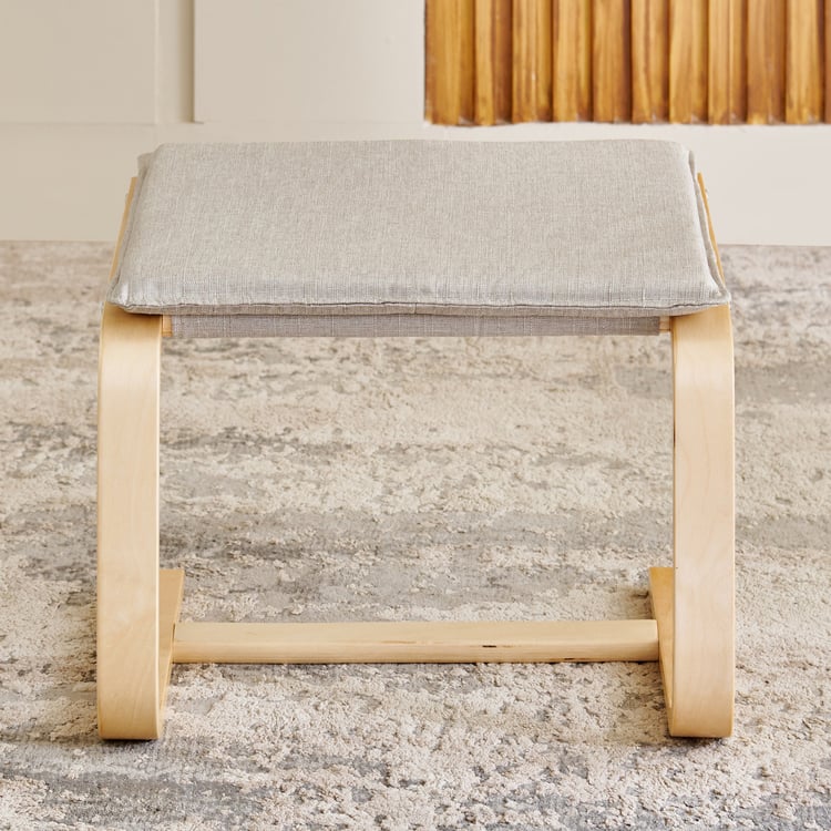 Paulo Fabric Chair Footrest - Beige
