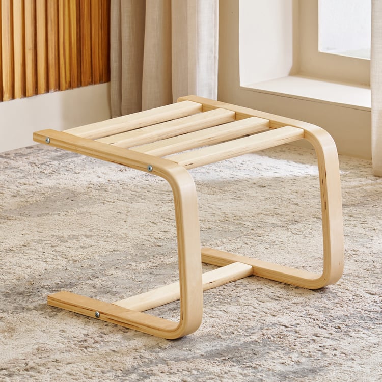 Paulo Fabric Chair Footrest - Beige