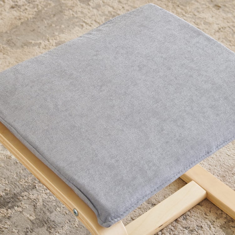 Paulo Fabric Chair Footrest - Grey