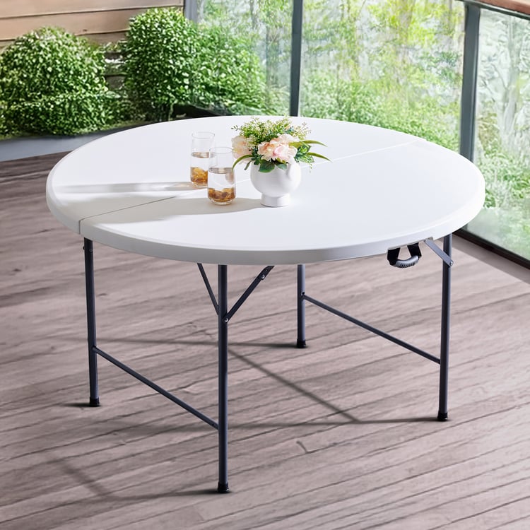 Helios Alexis Folding Table - White