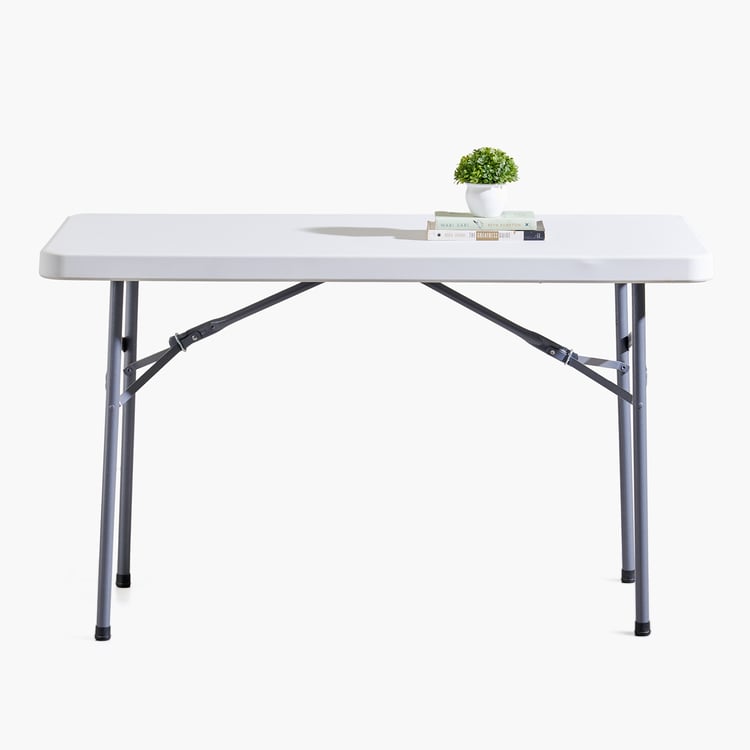 Helios Carter Outdoor Foldable Table - White