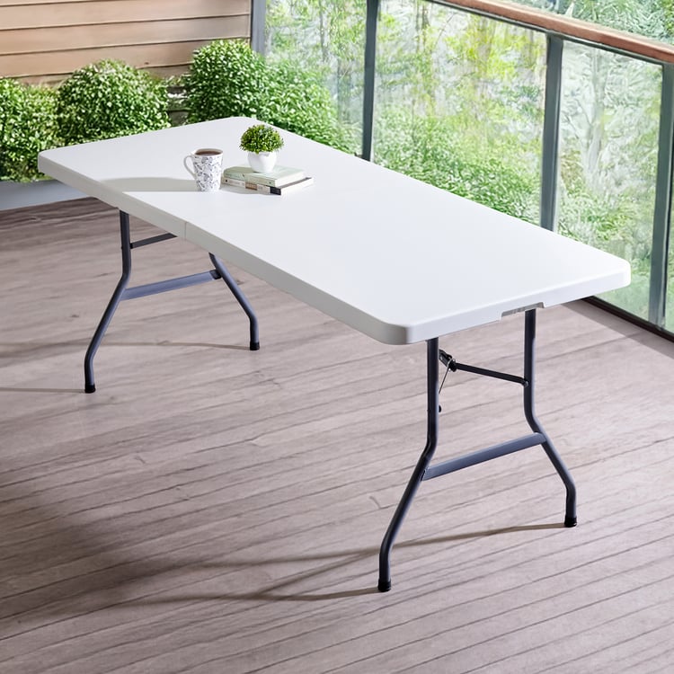 Helios Zein Folding Table - White