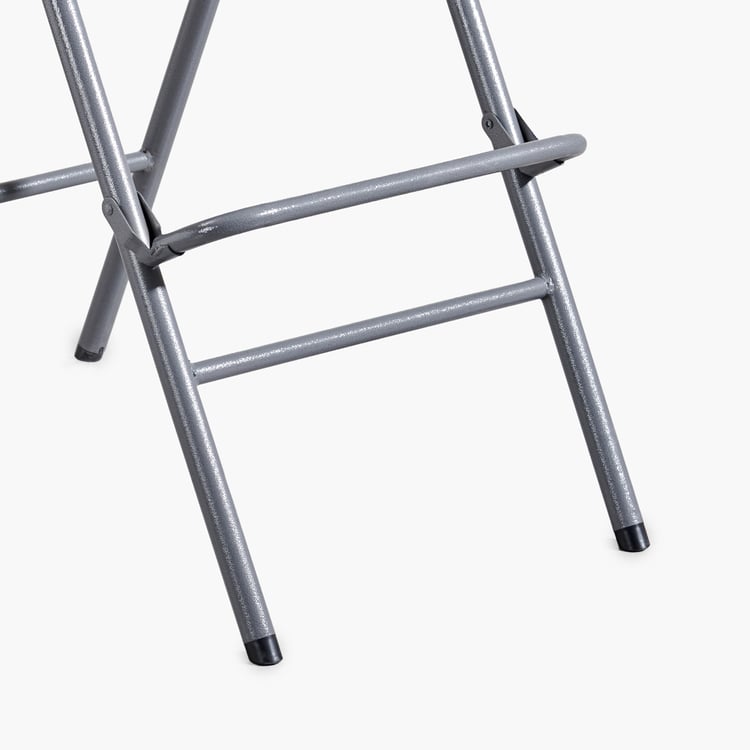 Helios Ash Metal Folding Chair - Grey