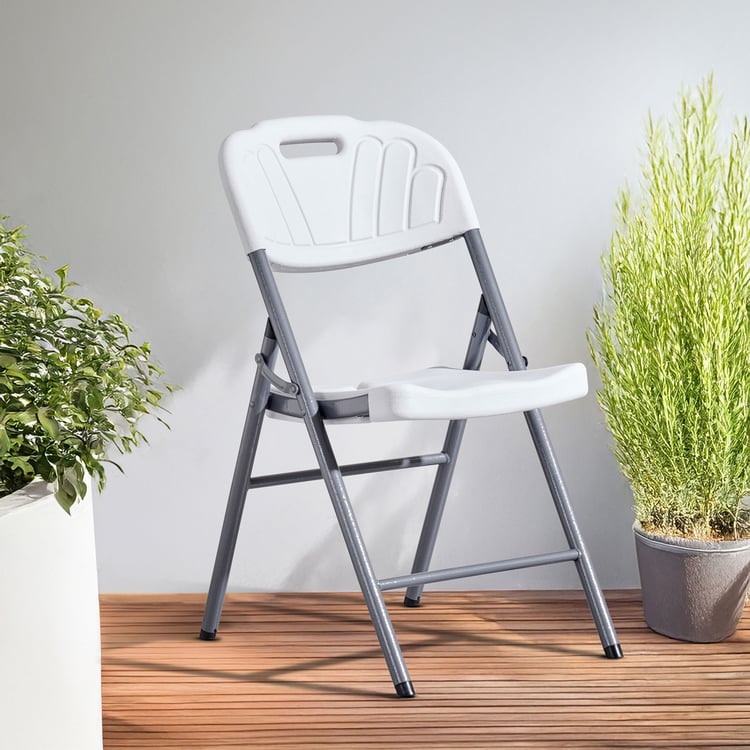 Helios Basel Folding Chair - Grey