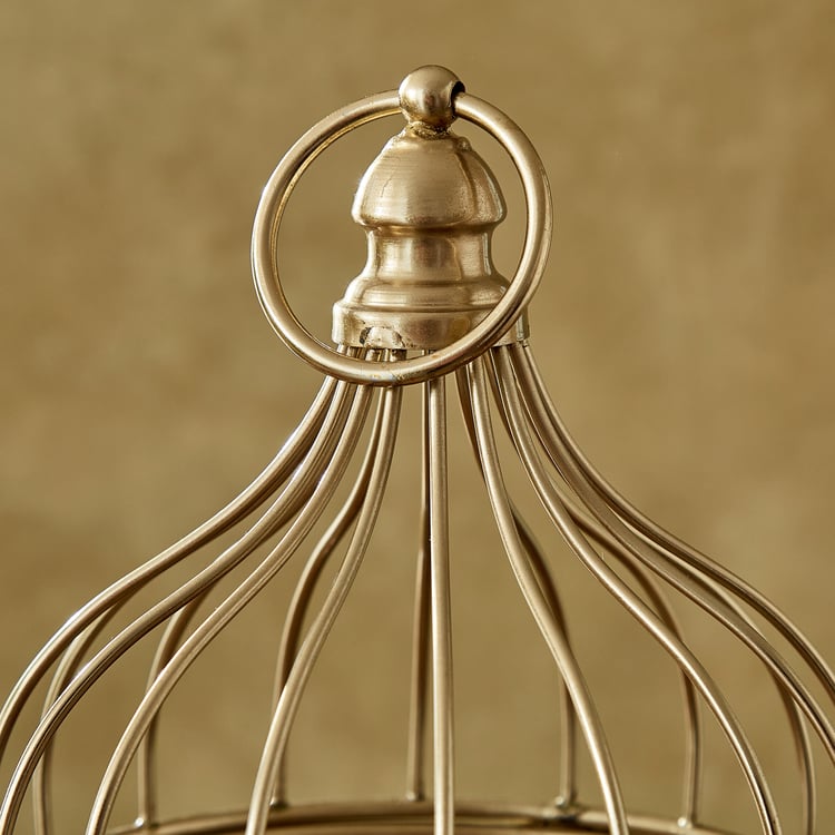 Paloma Brace Metal Decorative Bird Cage - Small