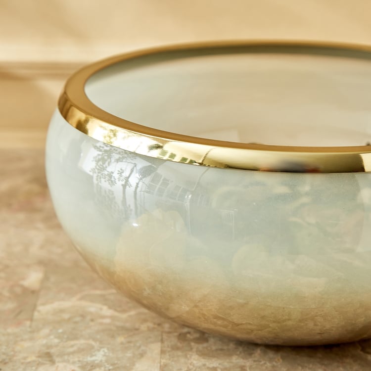 Mabel Kamal Glass Decorative Bowl