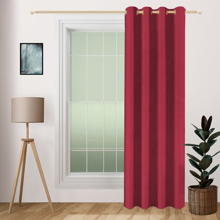 SWAYAM Micro Classic Room Darkening Door Curtain