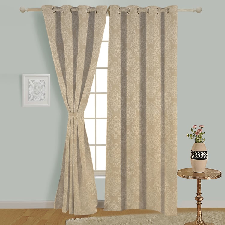 SWAYAM Jacquard Blackout Door Curtain