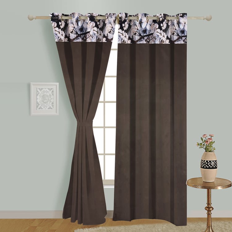 SWAYAM Printed Blackout Door Curtain