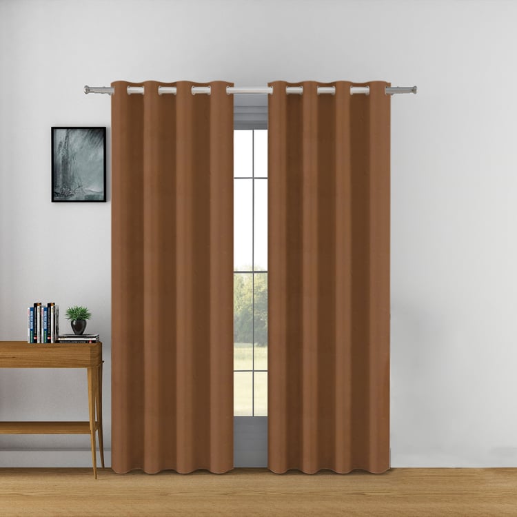 SWAYAM Set of 2 Blackout Door Curtains