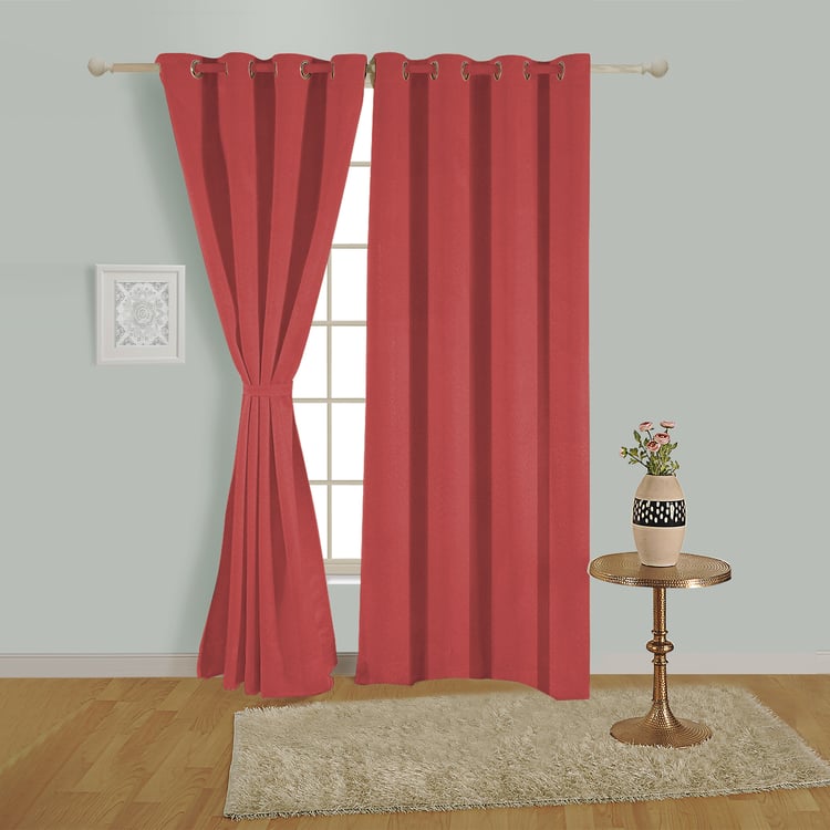 SWAYAM Set of 2 Blackout Door Curtains