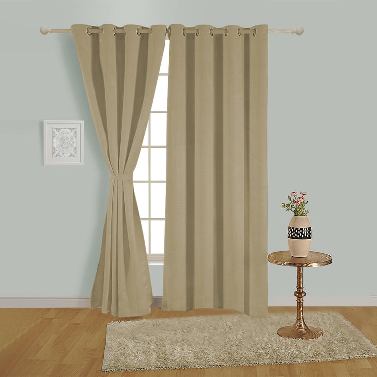 SWAYAM Set of 2 Blackout Door Curtains