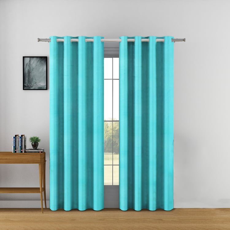 SWAYAM Set of 2 Blackout Door Curtains