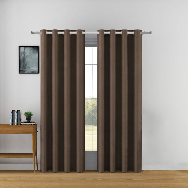 SWAYAM Set of 2 Blackout Door Curtains