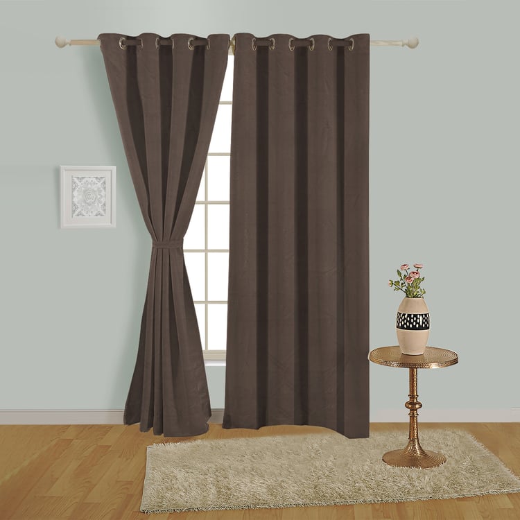 SWAYAM Set of 2 Blackout Door Curtains