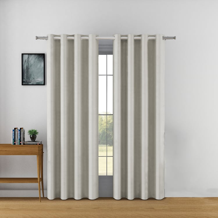 SWAYAM Set of 2 Blackout Door Curtains