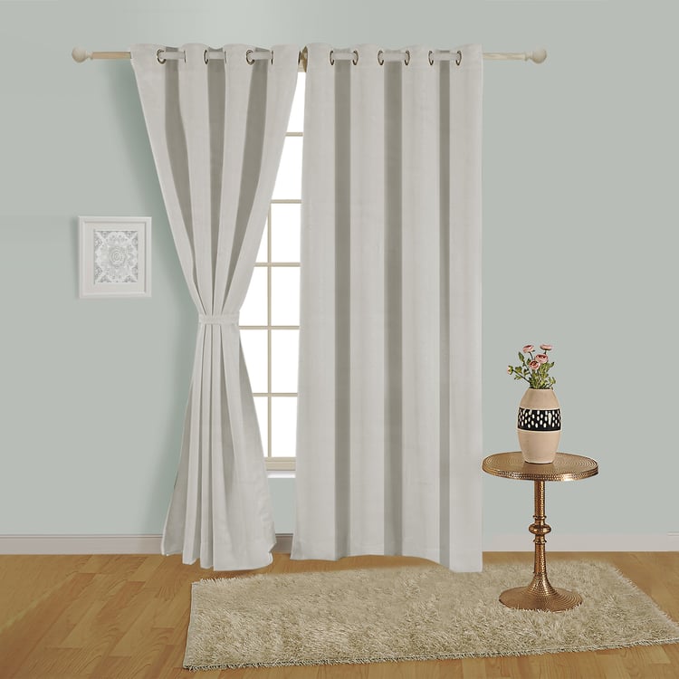 SWAYAM Set of 2 Blackout Door Curtains