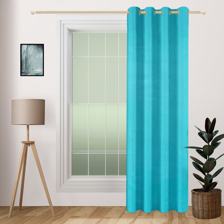 SWAYAM Micro Classic Room Darkening Door Curtain