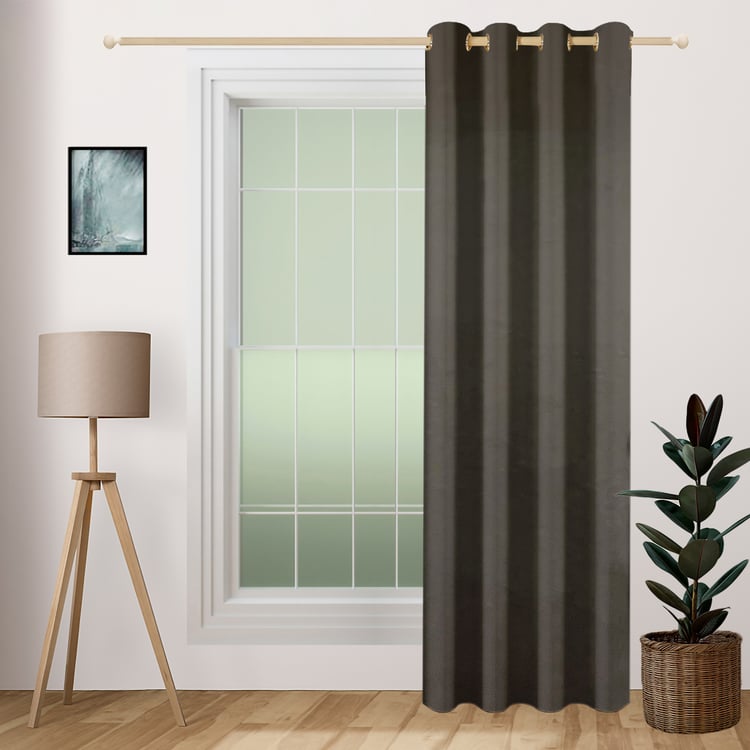 SWAYAM Micro Classic Room Darkening Door Curtain