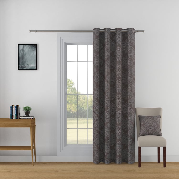 SWAYAM Jacquard Blackout Door Curtain