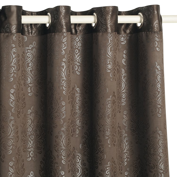 SWAYAM Jacquard Blackout Door Curtain