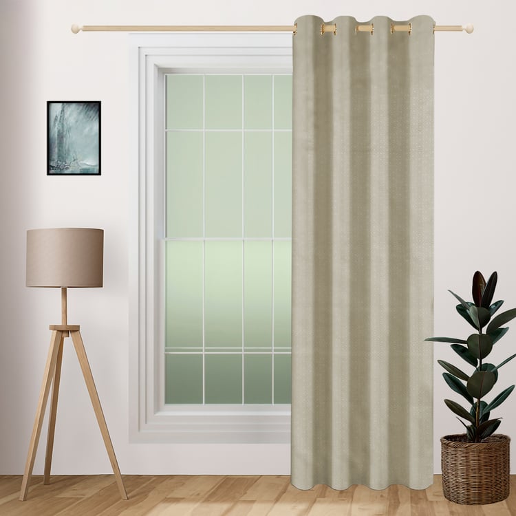 SWAYAM Jacquard Blackout Door Curtain