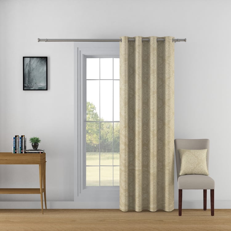 SWAYAM Jacquard Blackout Door Curtain