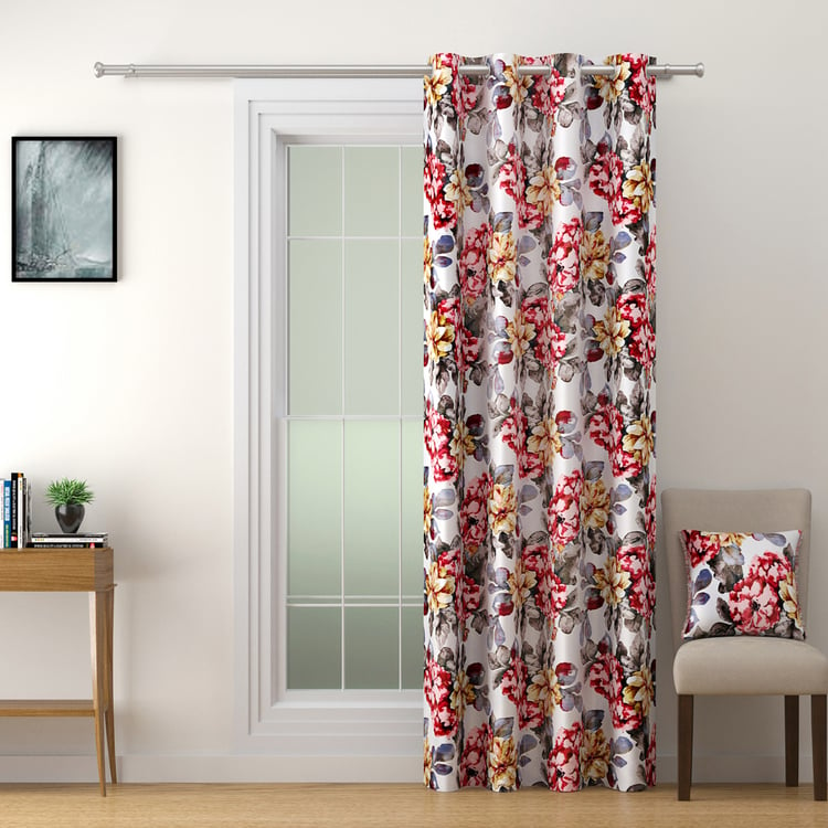 SWAYAM Omega Printed Room Darkening Door Curtains