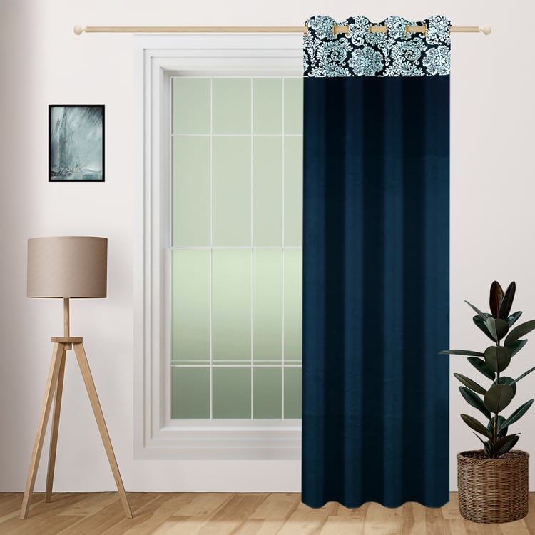 SWAYAM 1Pc Printed Blackout Door Curtain