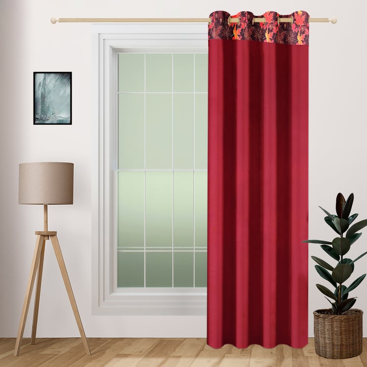 SWAYAM Printed Blackout Door Curtain