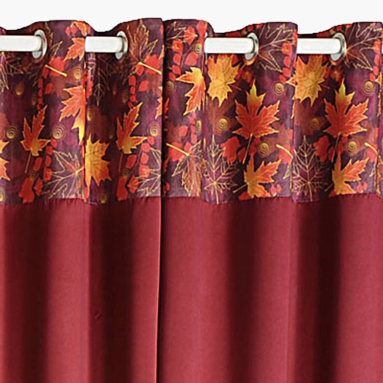 SWAYAM Printed Blackout Door Curtain