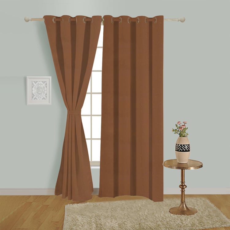 SWAYAM Set of 2 Blackout Door Curtains