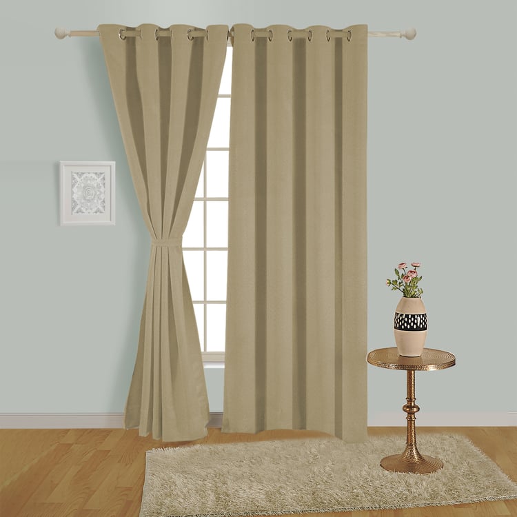 SWAYAM Set of 2 Blackout Door Curtains