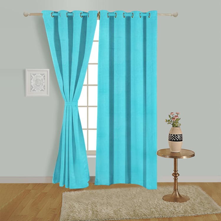 SWAYAM Set of 2 Blackout Door Curtains