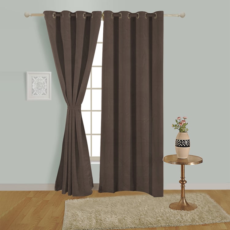 SWAYAM Set of 2 Blackout Door Curtains