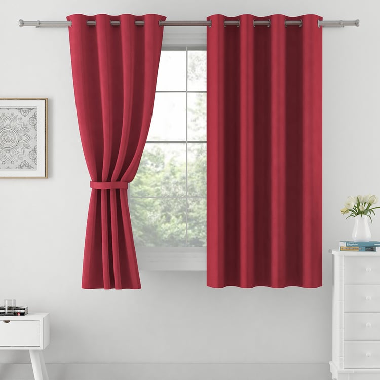 SWAYAM Micro Classic Room-Darkening Window Curtain