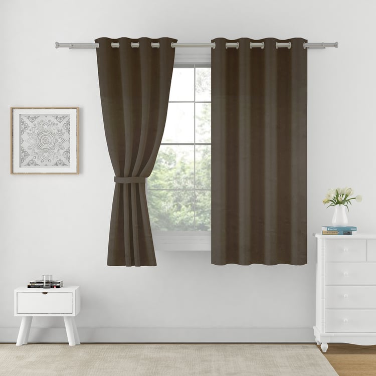 SWAYAM Micro Classic Room-Darkening Window Curtain