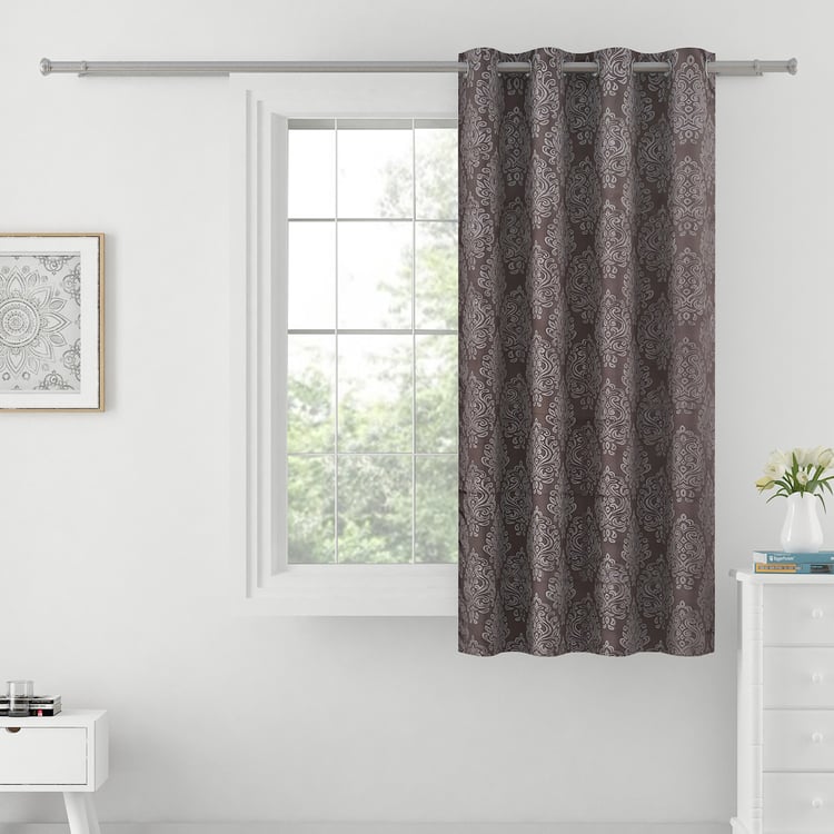 SWAYAM Jacquard Blackout Window Curtain