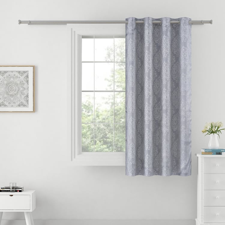 SWAYAM Jacquard Blackout Window Curtain