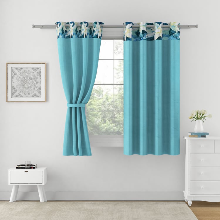 SWAYAM Printed Blackout Window Curtains