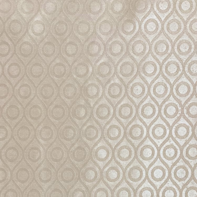 SWAYAM Set of 2 Jacquard Blackout Window Curtains - 5ft
